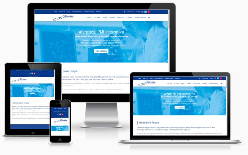 Aferetica realizzazione sito responsive